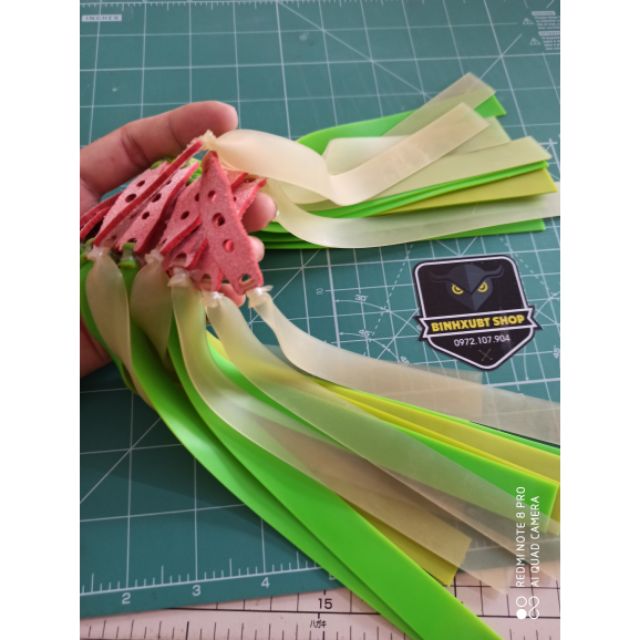 [Rẻ mà chất] DÂY NÁ CAO SU 1MM chất lượng cao hàng chủ shop cắt và tự cột da 3 lỗ đảm bảo ngon!